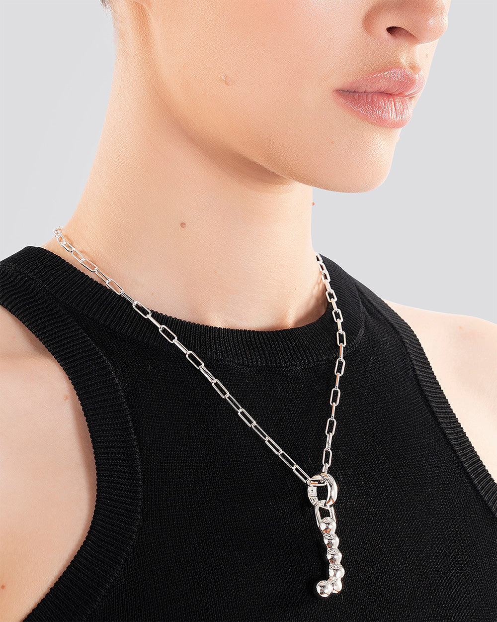COLLAR LETRAS SILVER