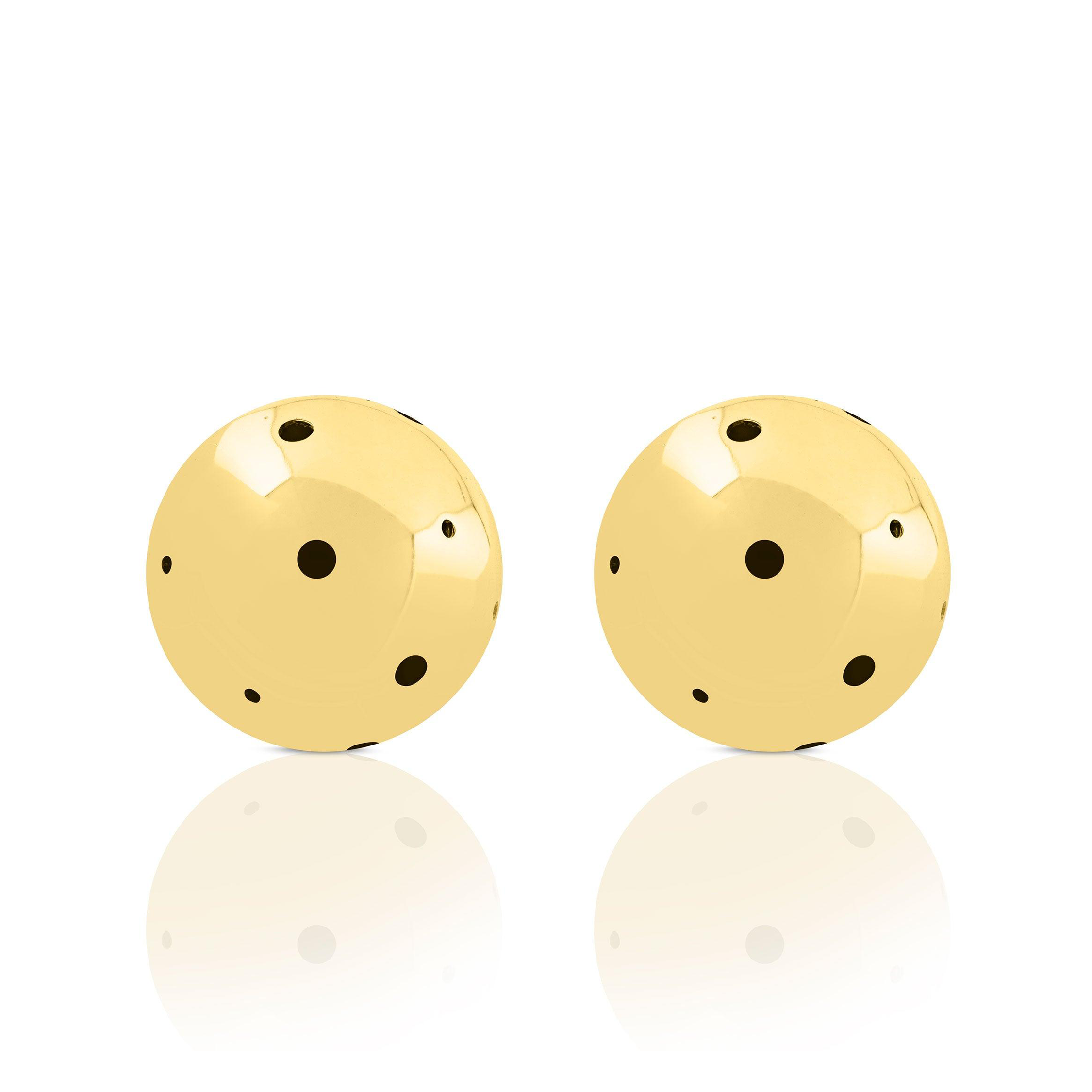 BOLD BIG BALL EARRINGS
