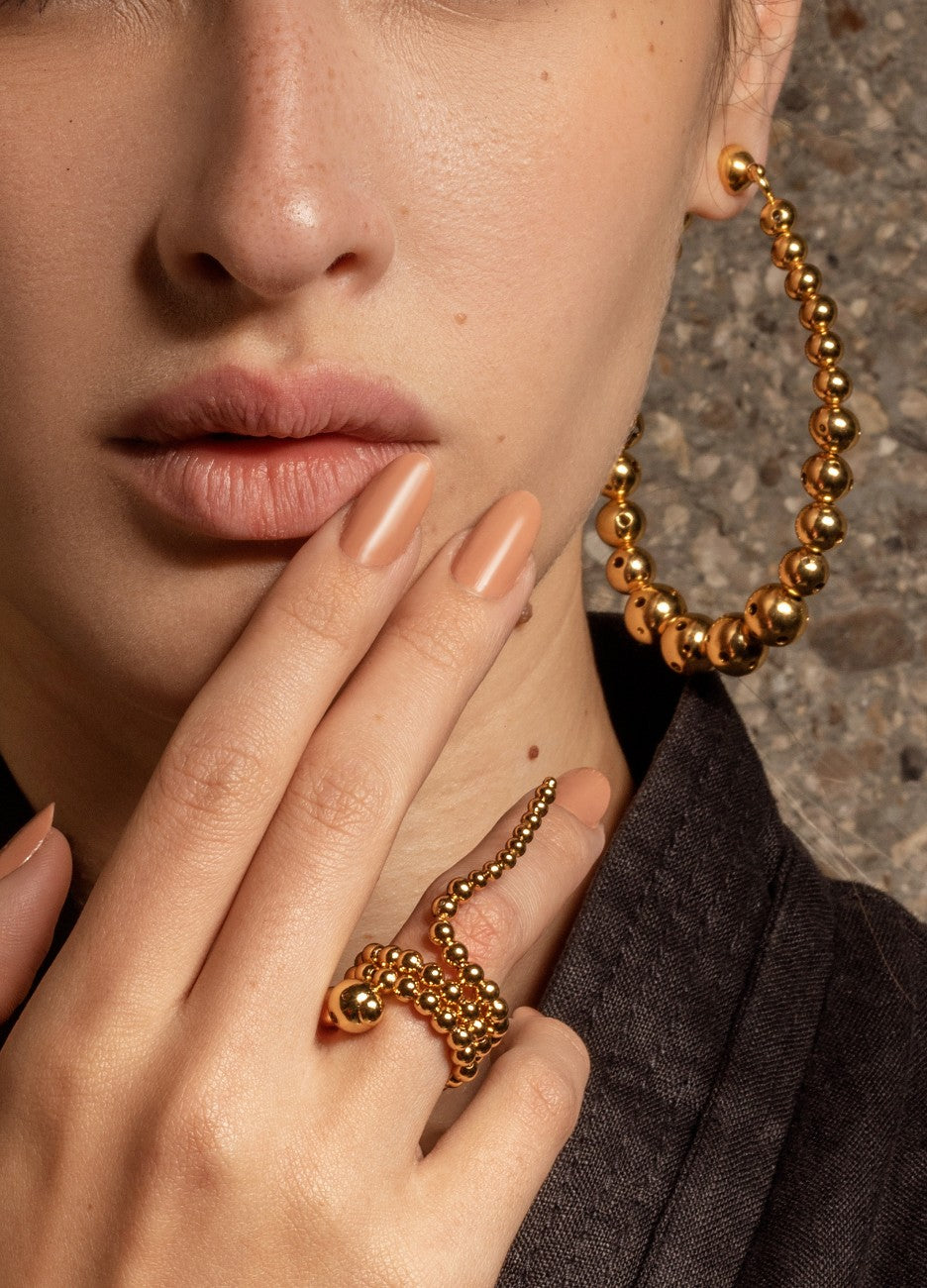 MAGDALENA HOOPS SILVER