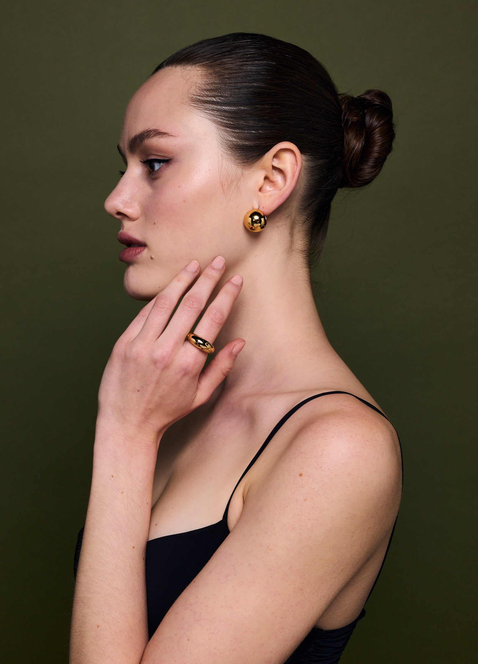 NEO SMALL RING SET GOLD