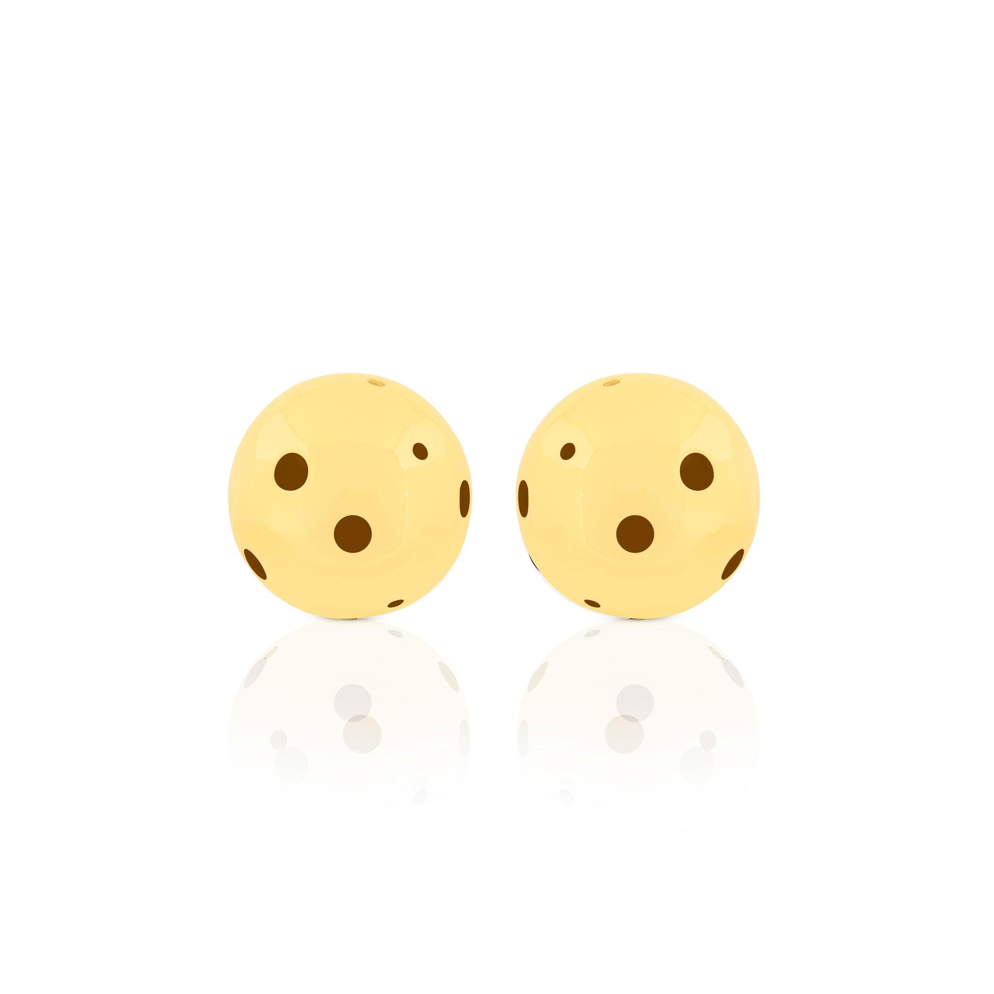 BOLD SMALL BALL EARRINGS - Paula Mendoza Jewelry Colombia