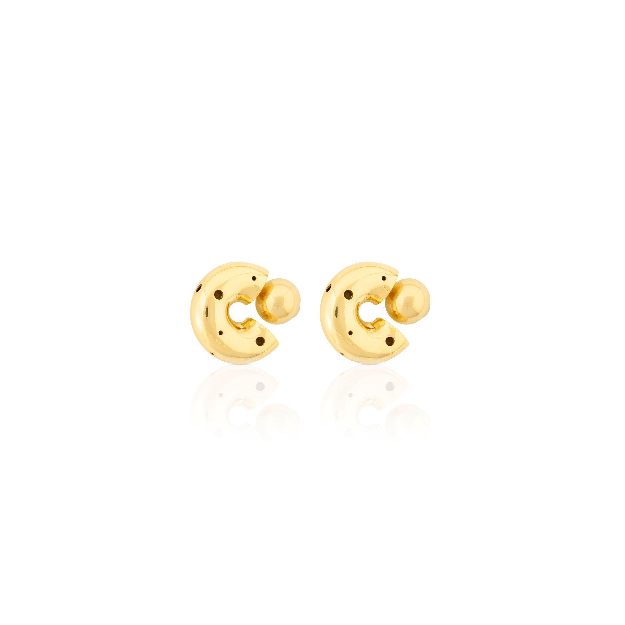 BOLD MINI HOOPS - Paula Mendoza Jewelry Colombia