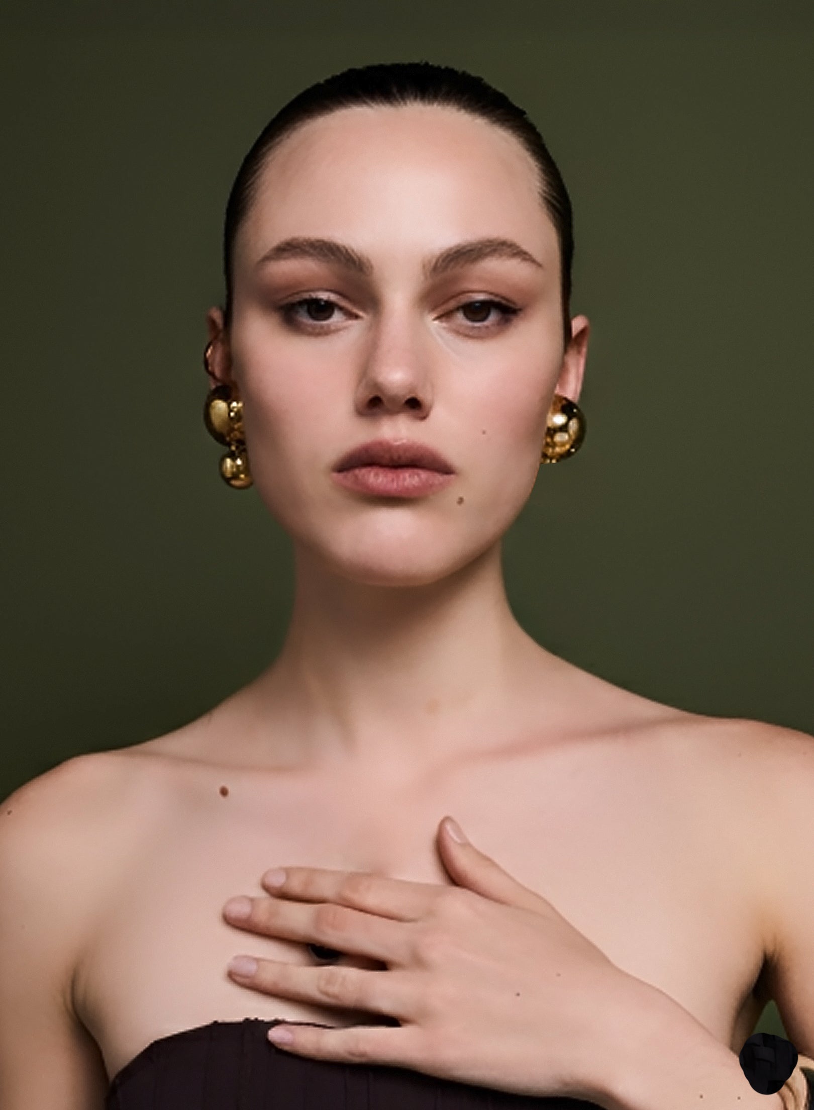 SET LORICA DOUBLE + NEO BIG EAR CUFF GOLD