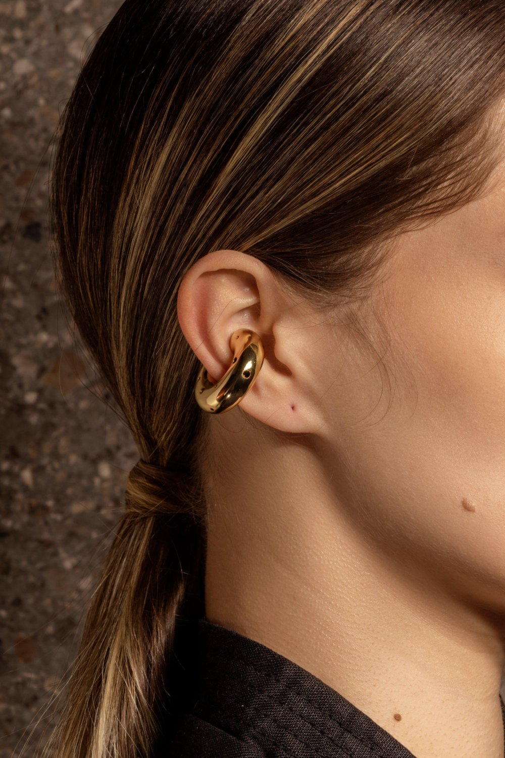 MEDIUM MOON EARCUFF - Paula Mendoza Jewelry Colombia