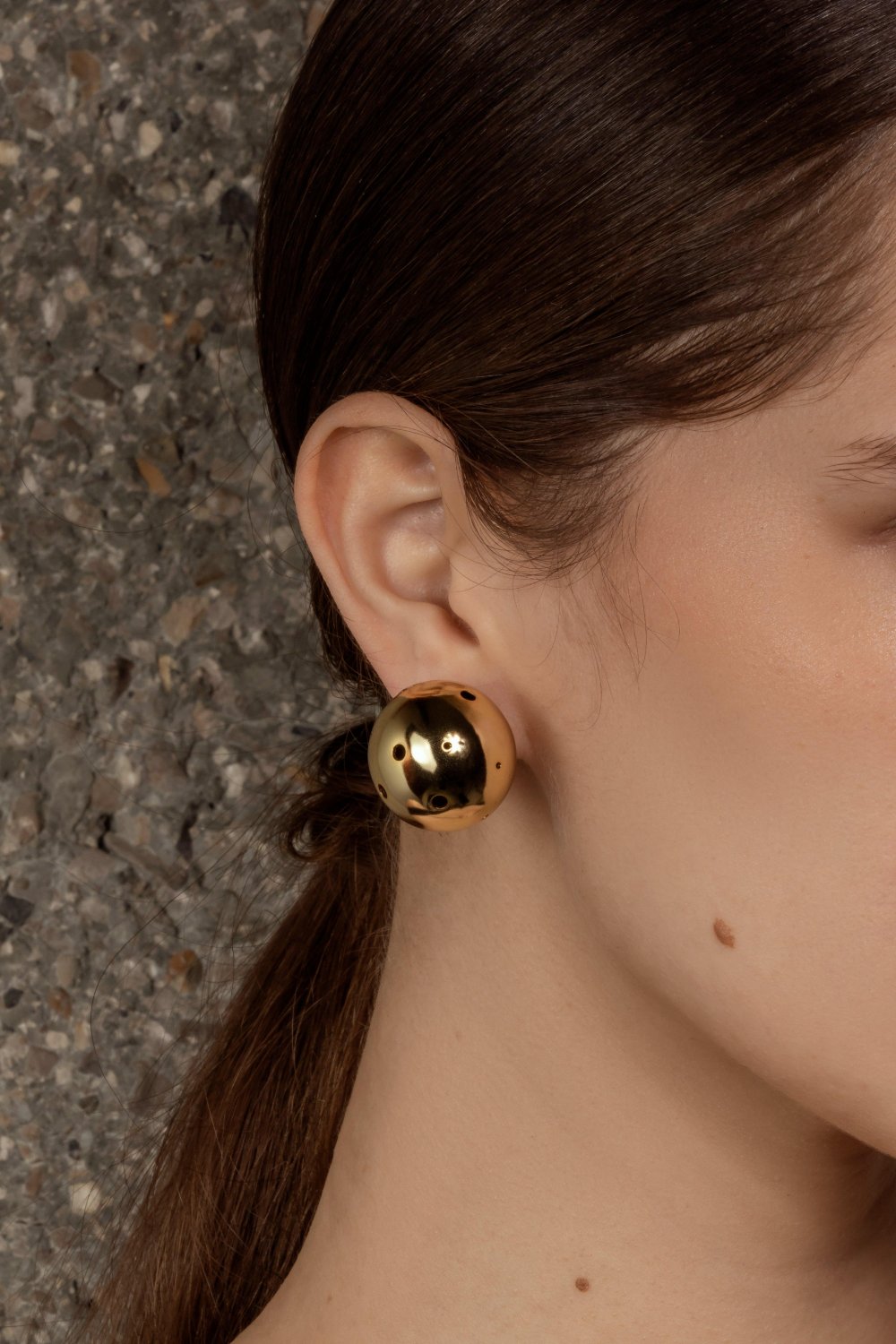 MEDIUM SPHERE EARRINGS - Paula Mendoza Jewelry Colombia