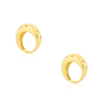NEO SMALL RING SET GOLD