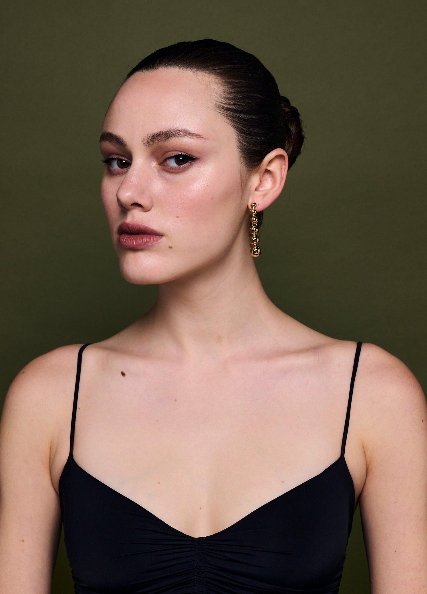SET ASHA RING + BUSHIDO SMALL EARRINGS GOLD