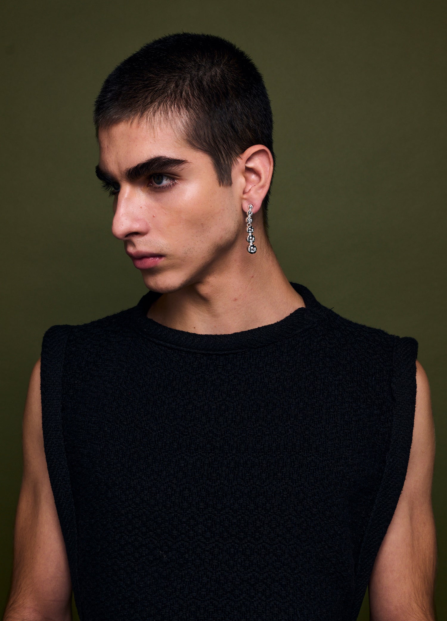 SET ASHA RING + BUSHIDO SMALL EARRINGS SILVER