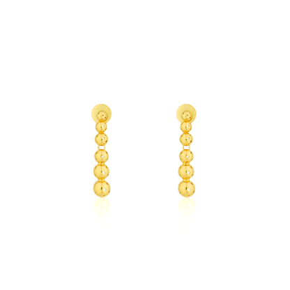 SET ASHA RING + BUSHIDO SMALL EARRINGS GOLD