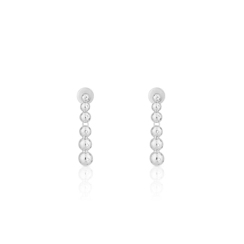 SET ASHA RING + BUSHIDO SMALL EARRINGS SILVER