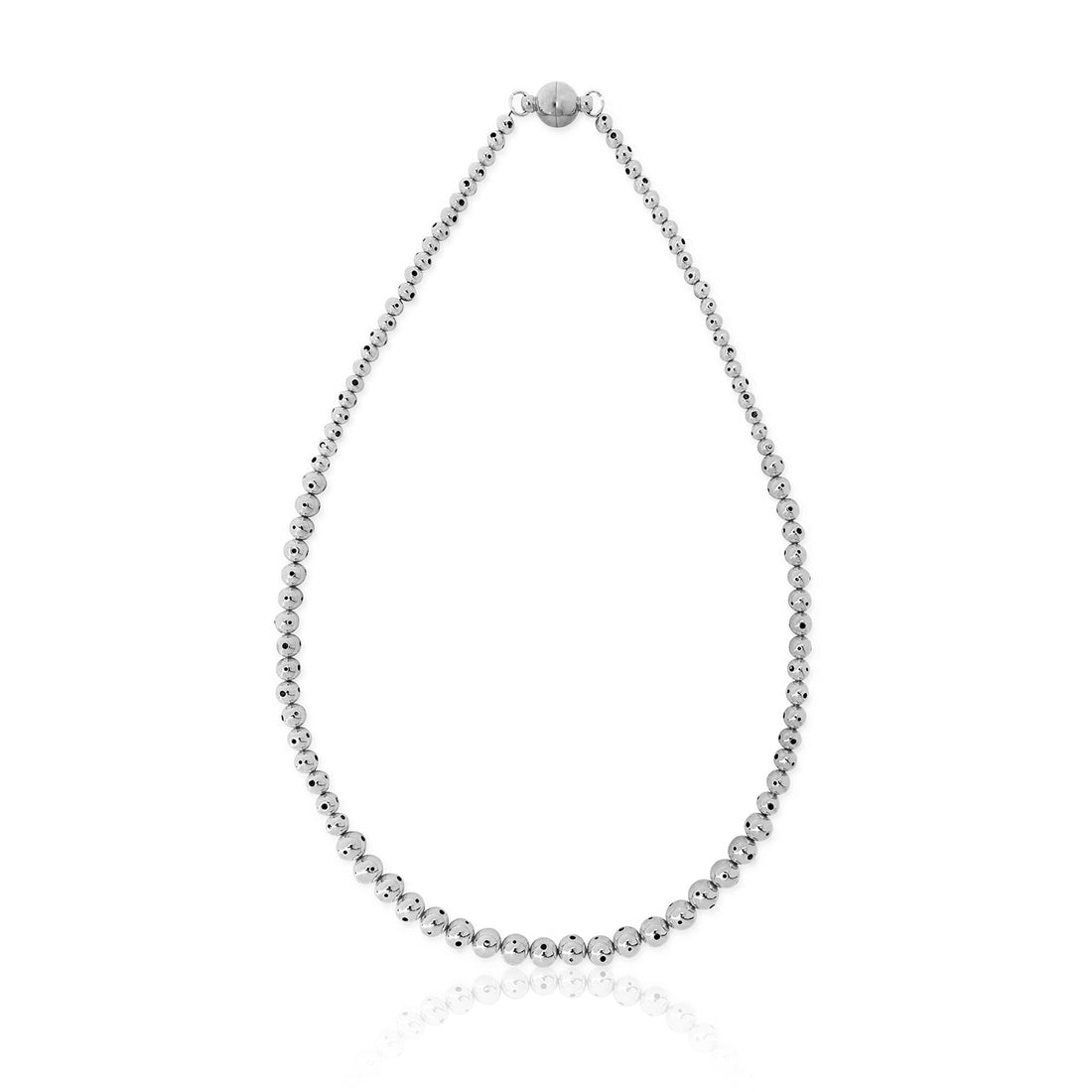 MAGDALENA DOUBLE NECKLACE SILVER