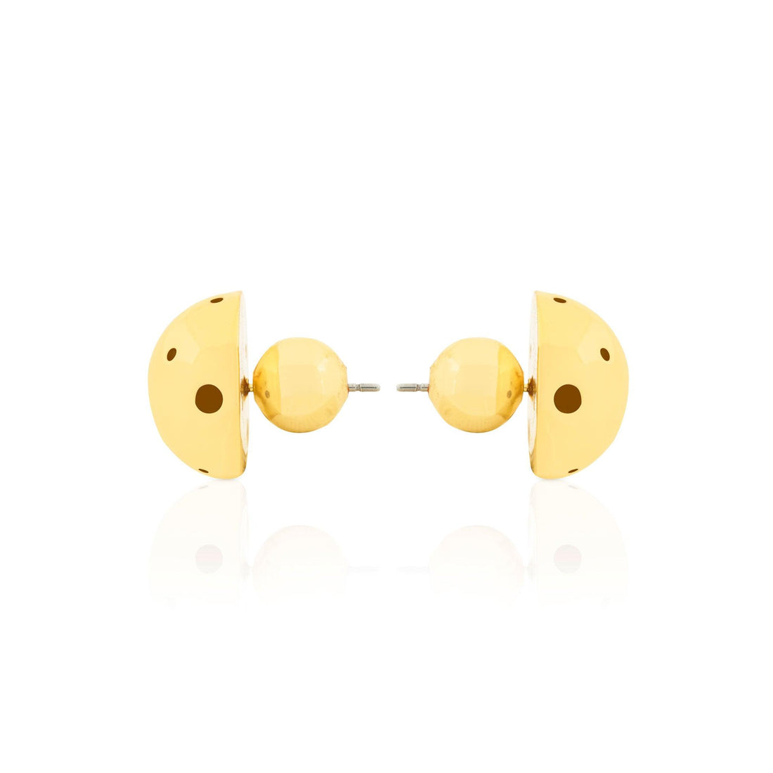 BOLD SMALL BALL EARRINGS - Paula Mendoza Jewelry Colombia