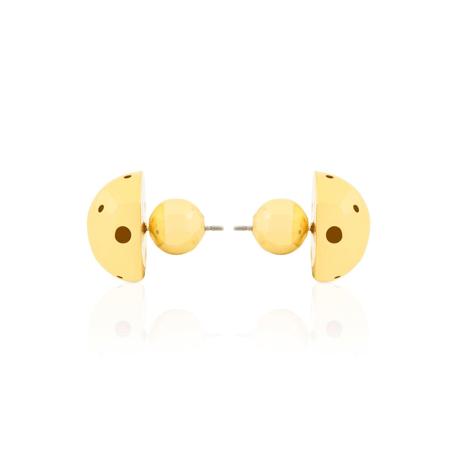BOLD SMALL BALL EARRINGS - Paula Mendoza Jewelry Colombia