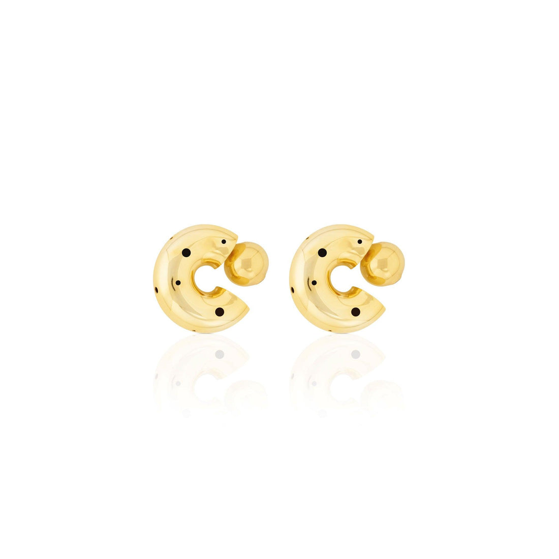 BOLD MEDIUM HOOPS - Paula Mendoza Jewelry Colombia