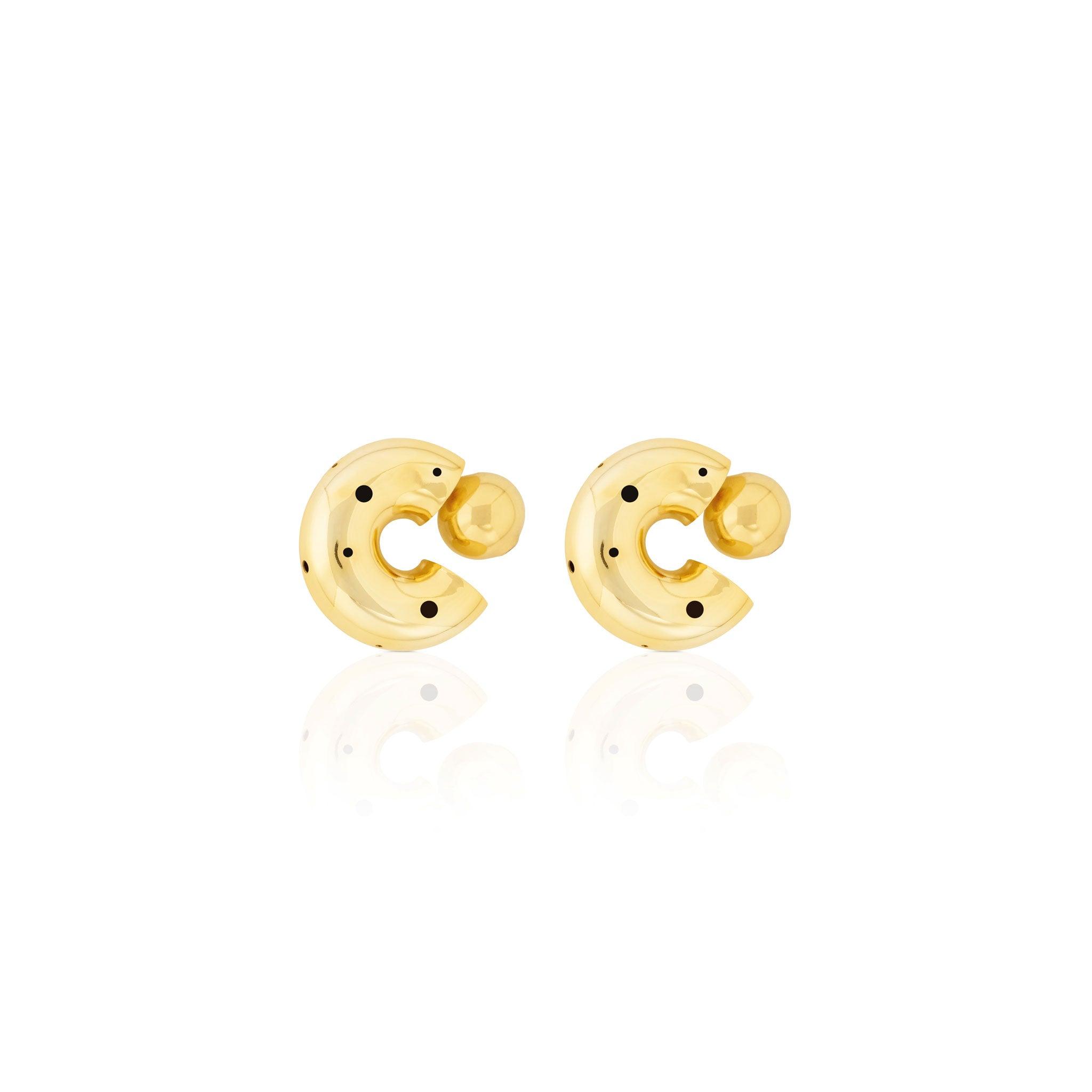 BOLD MEDIUM HOOPS - Paula Mendoza Jewelry Colombia