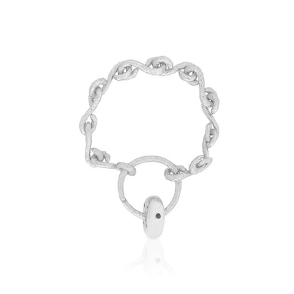 ARMOR BRACELET TEXTURE SILVER - Paula Mendoza Jewelry Colombia