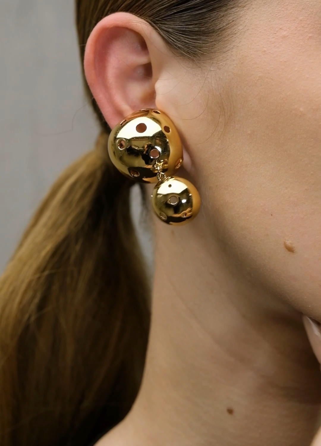 SET LORICA DOUBLE + NEO BIG EAR CUFF GOLD