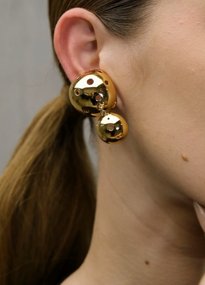 SET LORICA DOUBLE + NEO BIG EAR CUFF GOLD
