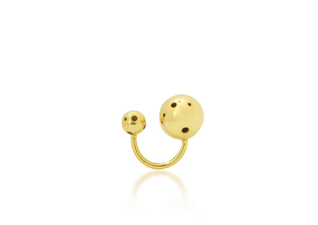 SMALL BUBBLE RING &amp; EARCUFF - Paula Mendoza Jewelry Colombia