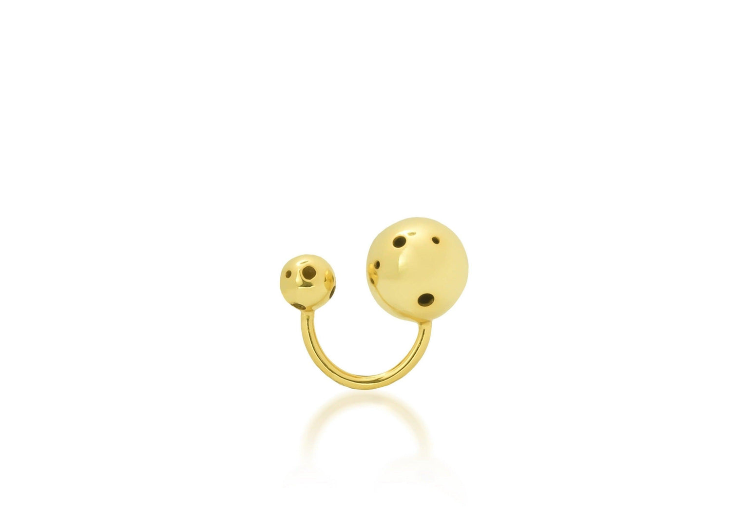 SMALL BUBBLE RING &amp; EARCUFF - Paula Mendoza Jewelry Colombia