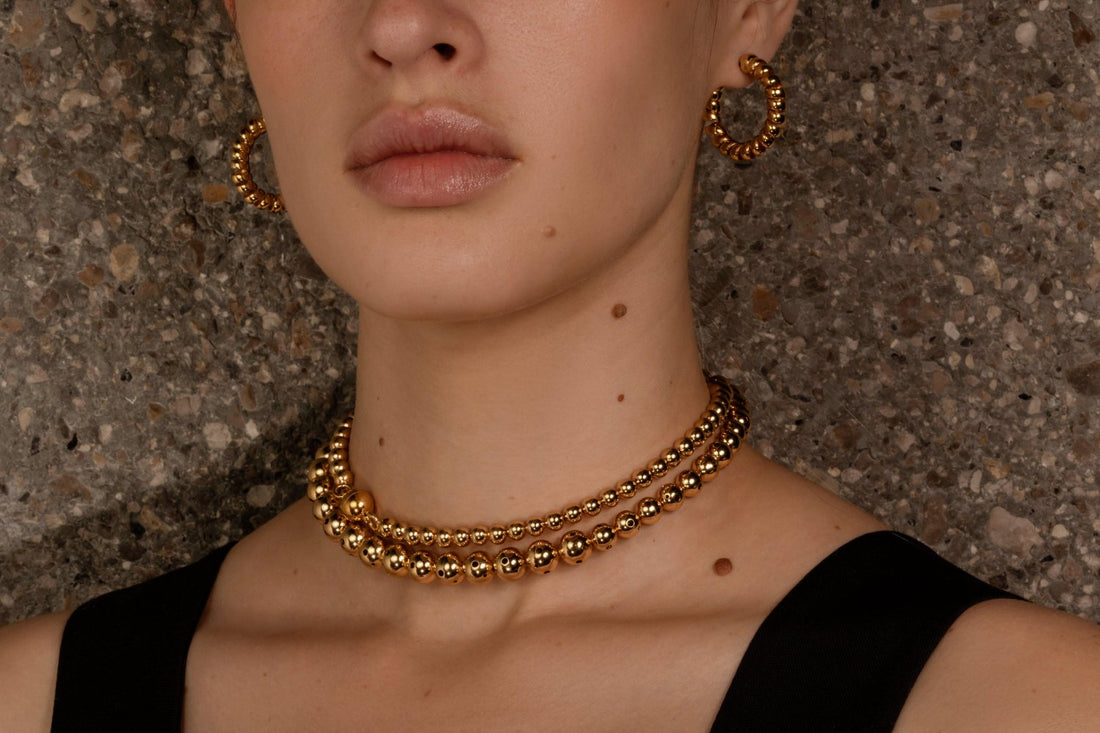 MAGDALENA DOUBLE NECKLACE - Paula Mendoza Jewelry Colombia