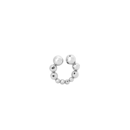 MEDIUM BUBBLE EARCUFF SILVER - Paula Mendoza Jewelry Colombia