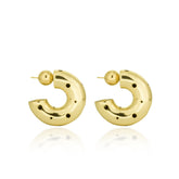 MEDIUM HOOPS EARRINGS - Paula Mendoza Jewelry Colombia