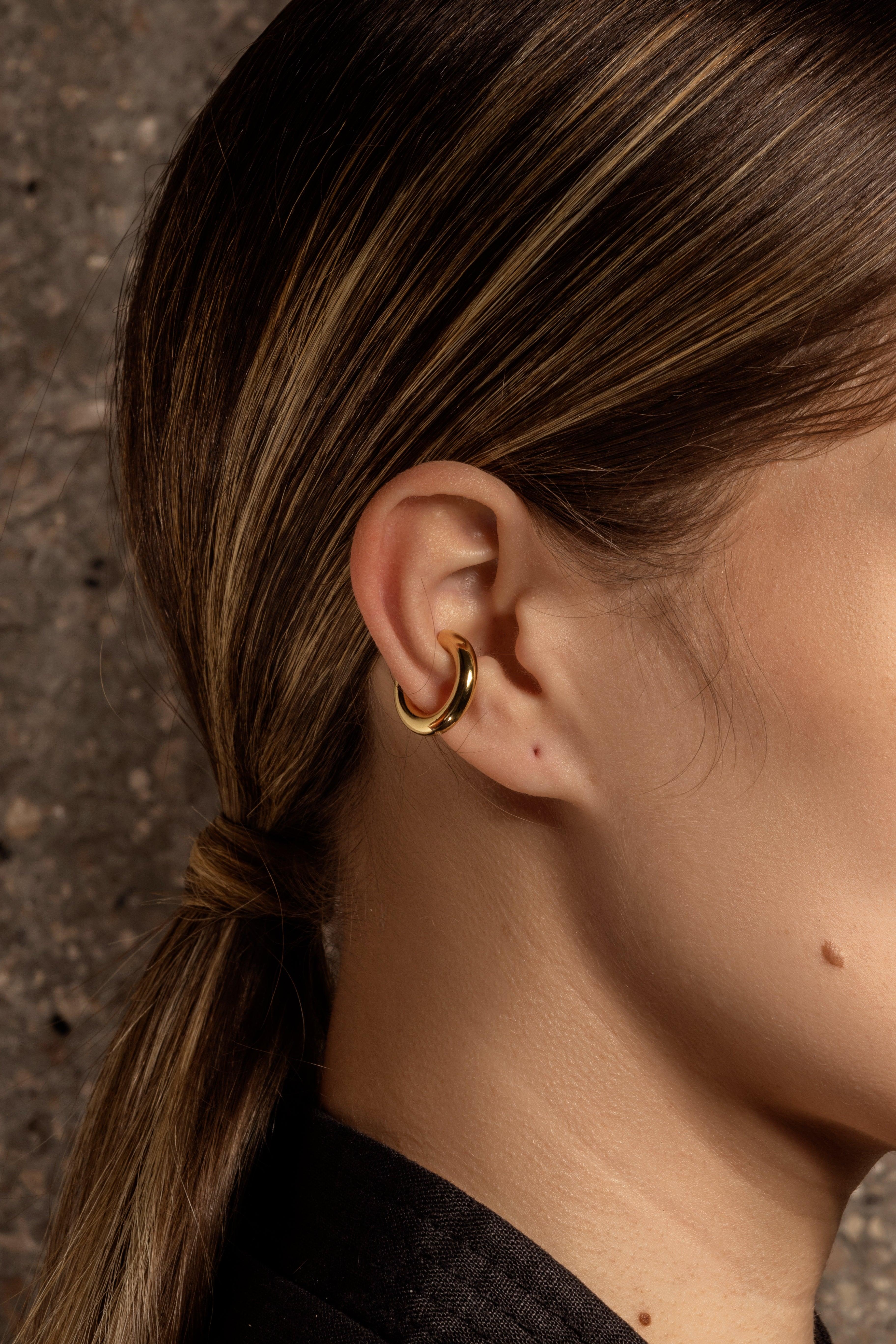 SMALL MOON EARCUFF - Paula Mendoza Jewelry Colombia